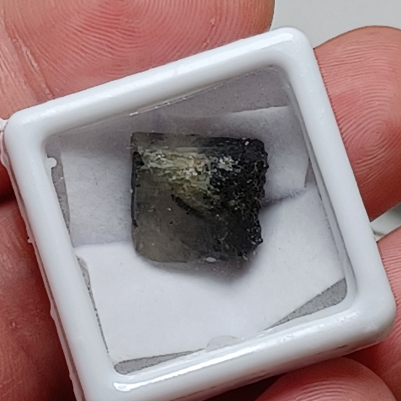 Natural Rutilated Quartz Specimen w/jar Gemstone crystal Unique speciman jars - Picture 5 of 6